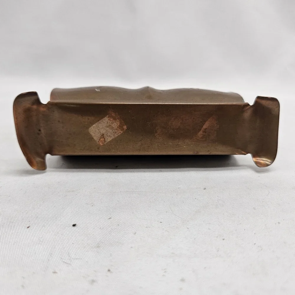 Scandinavian Sweden Copper Desk Letter NAPKIN HOLDER Copper‎ Dalarna VINTAGE